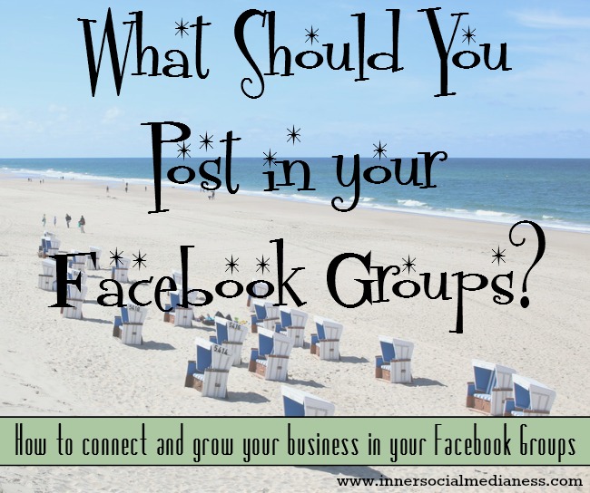 what should you post in your Facebook Groups