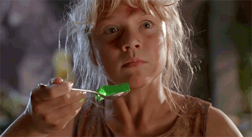 Jurassic Park Shaking Jello Gif