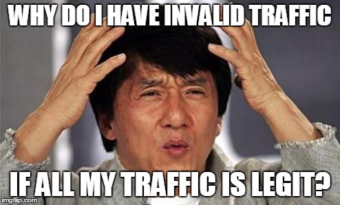why do i have invalid traffic google adsense
