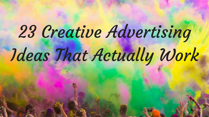 Creative Advertising ideas