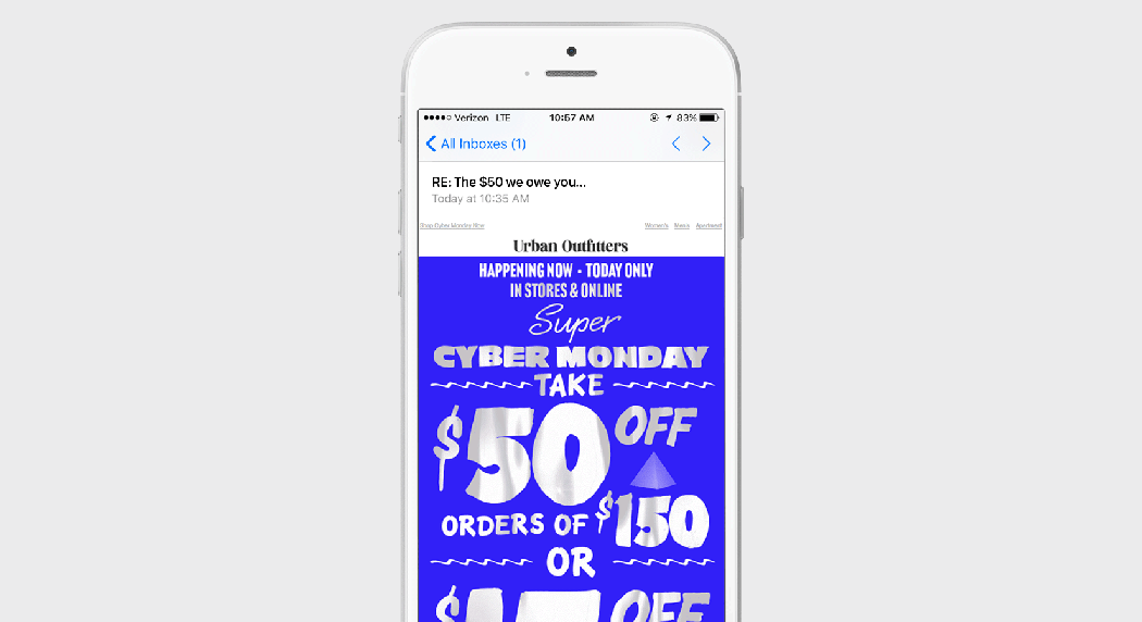 Urban Outfitters Cyber Monday
