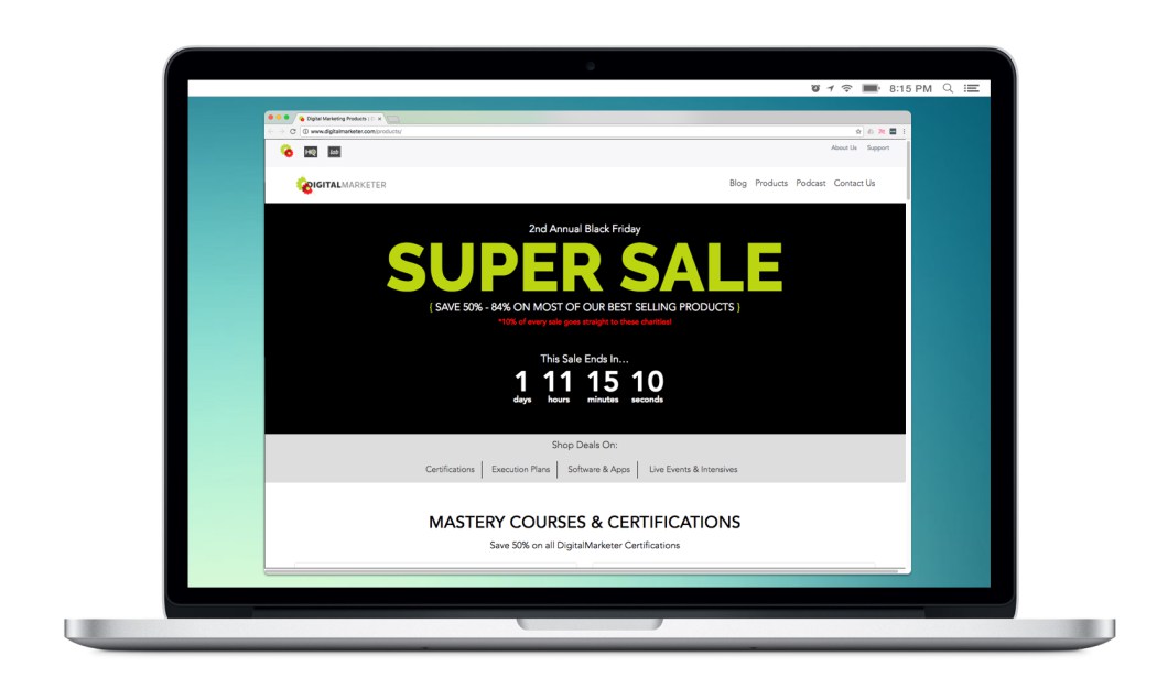 SuperSale Cyber Monday