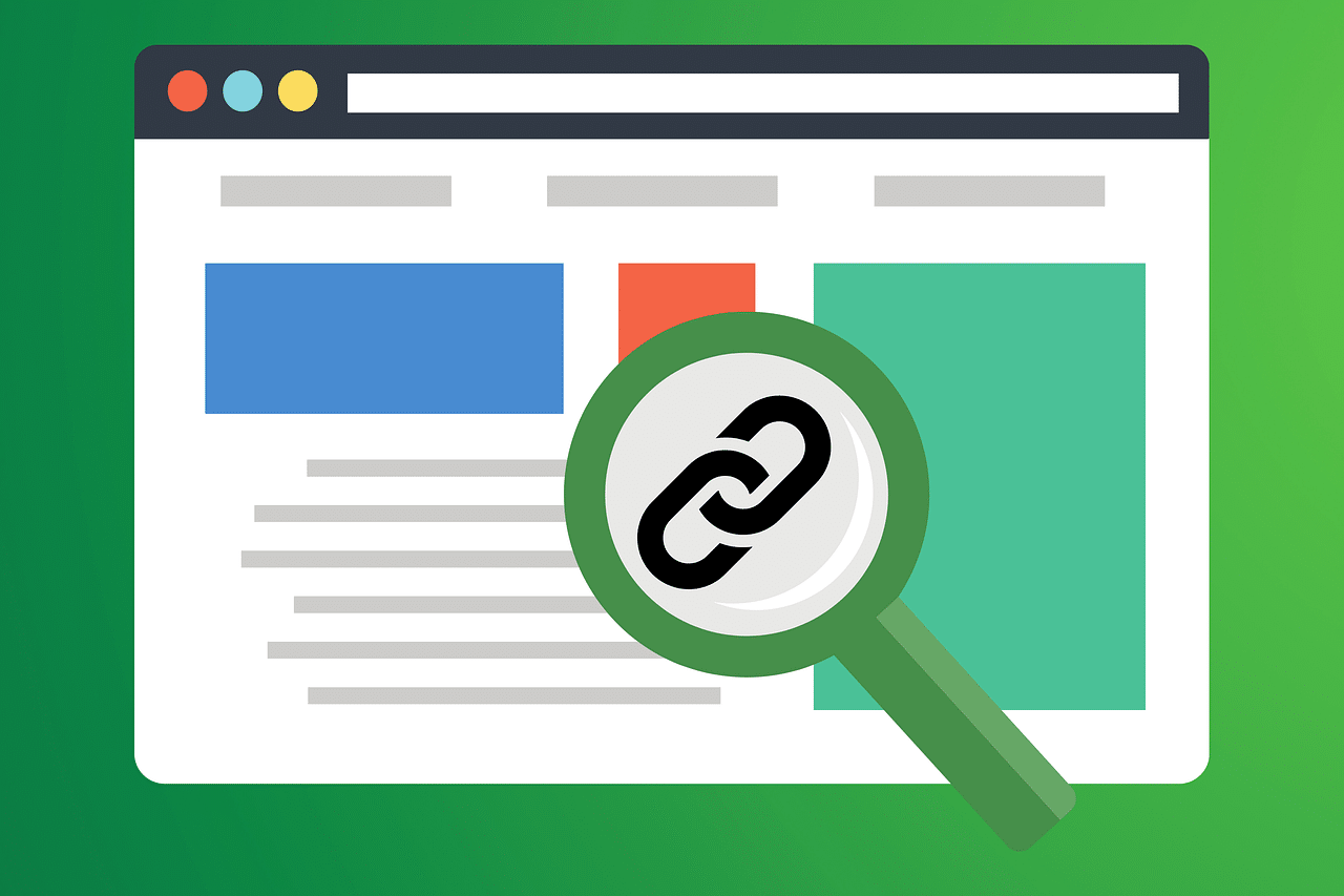 types of links on a web page
