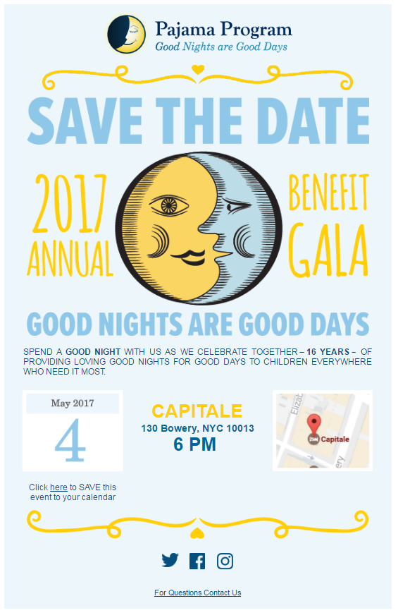 fundraising event promotion example