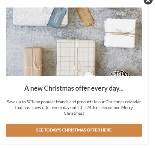 Livingshop Popup Christmas Calendar