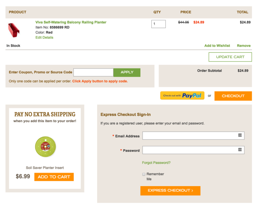 e-commerce shopping experience