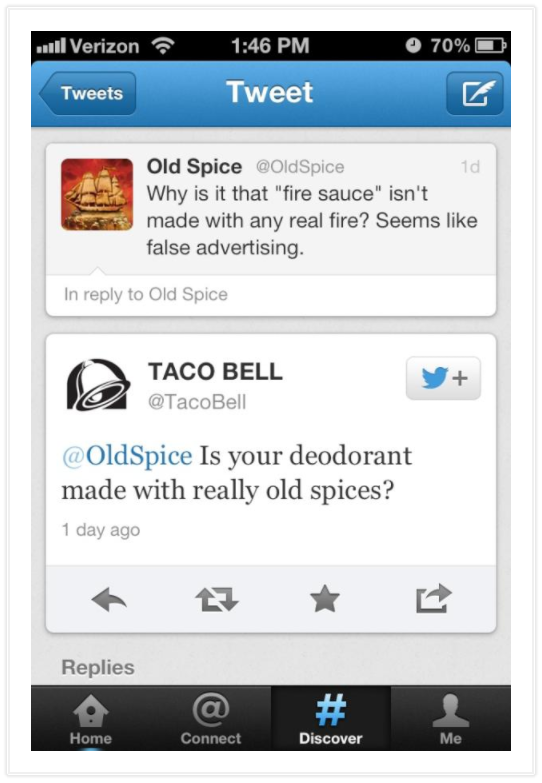 Taco Bell Old Spice Social Media Marketing