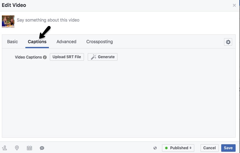 live video captions