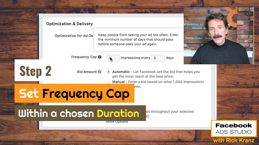 facebook reach objective frequency cap