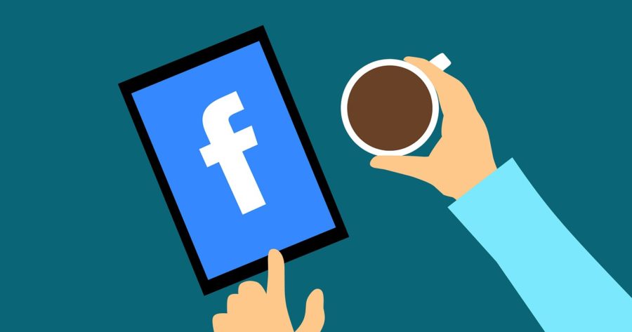 Facebook on a mobile device