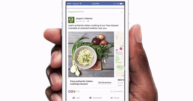 Facebook Carousel Ads Location