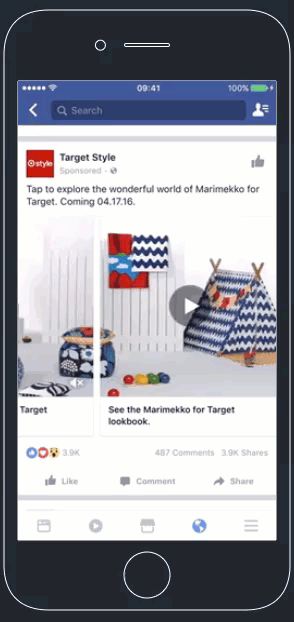 Facebook Carousel Ads Target