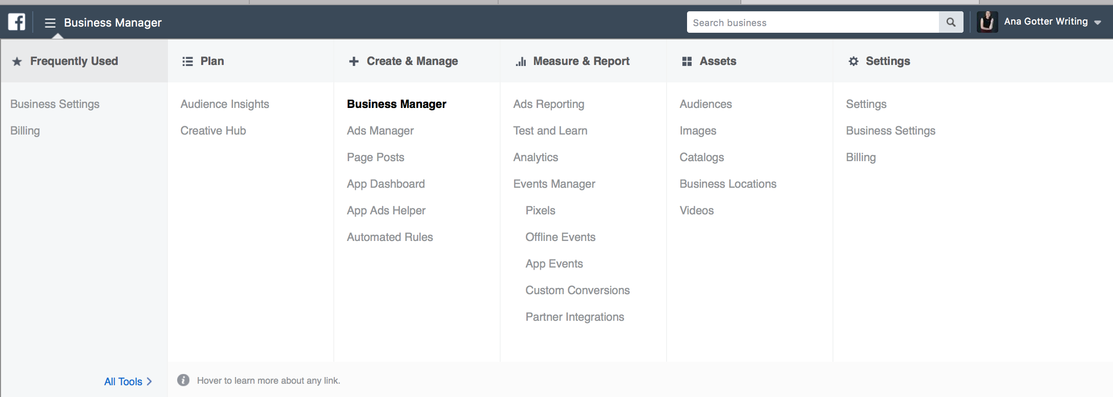Facebooks business manager guide 