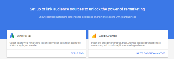 Step 2: Create your AdWords tag 
