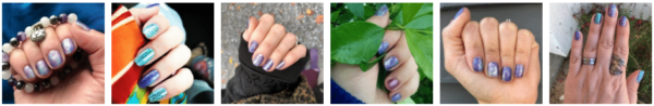 nail polishes, manicured hands