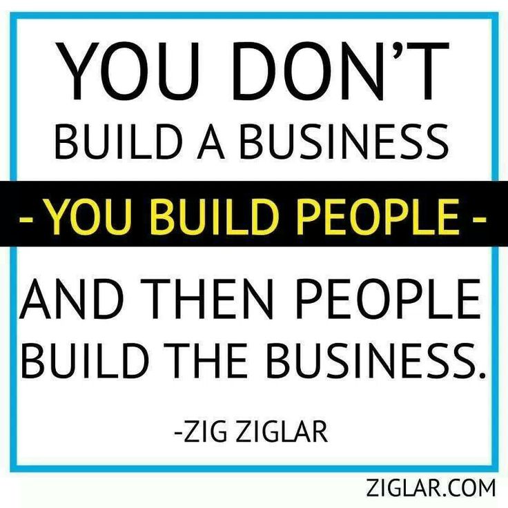 build business with people