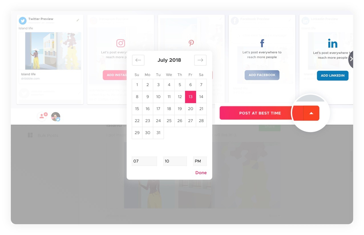  Social account management crowdfire
