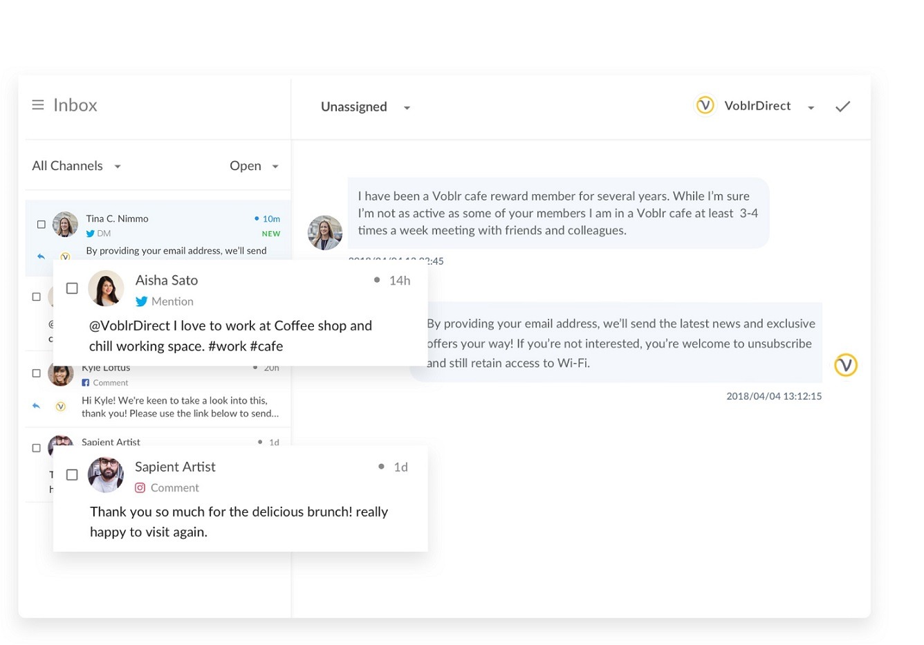 Top multi-channel measurement tool Status Rew