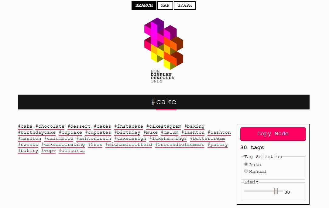 web-based platform that helps you research popular and relevant hashtags