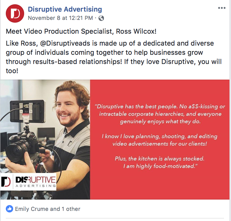 Facebook post ideas 