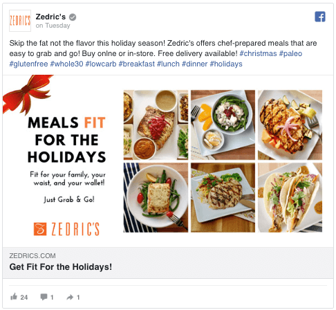 Holiday Facebook Ad Examples Analyzed to Help You Drive Sales
