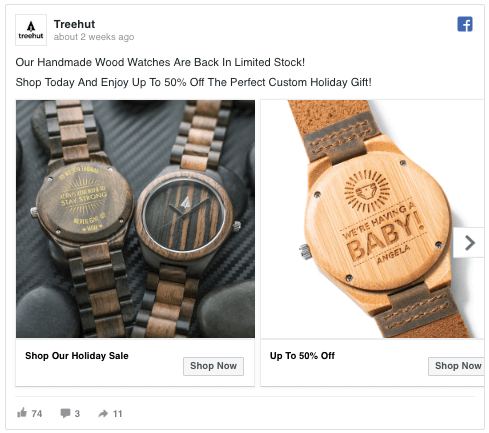 Holiday Facebook Ad Examples Analyzed to Help You Drive Sales