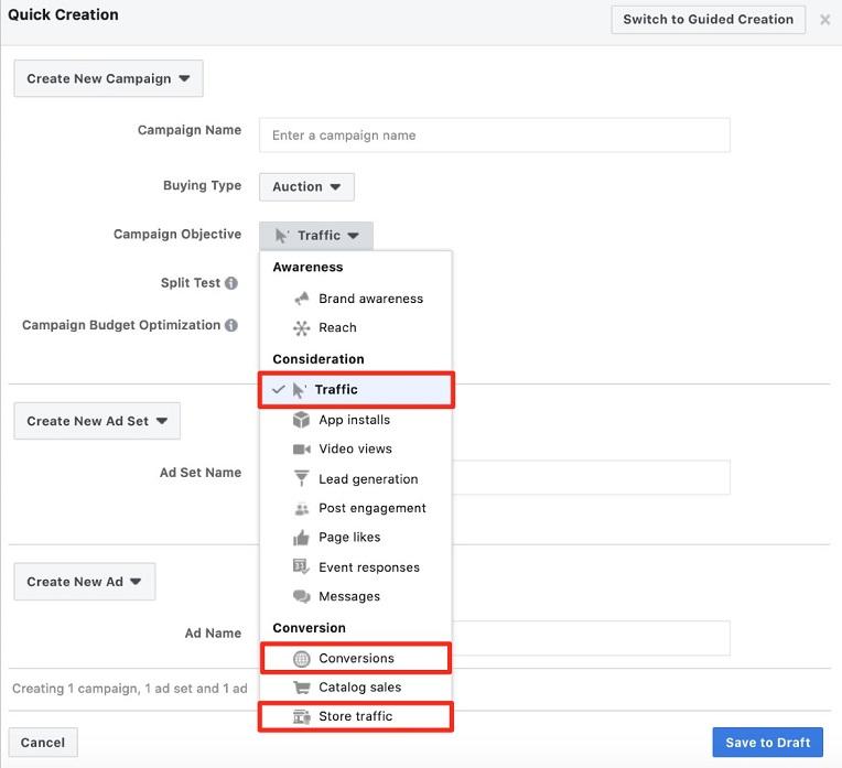 Facebook offer ads setup