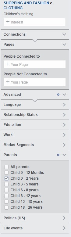 how to create new audience based on insights 
