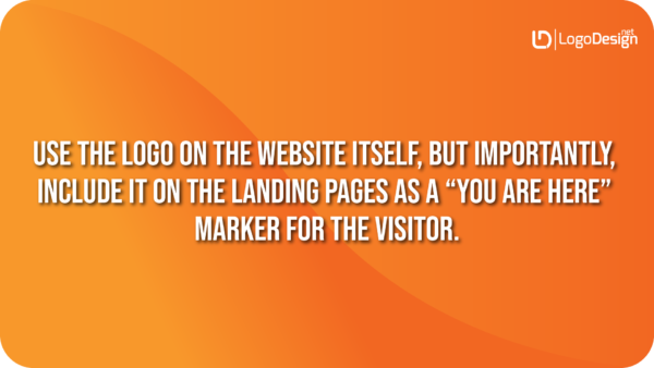 Use the logo in website