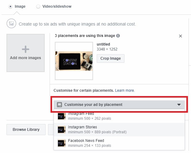 Facebook asset customize tool 3