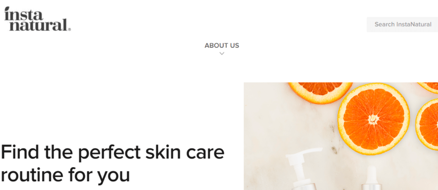 InstaNatural Homepage