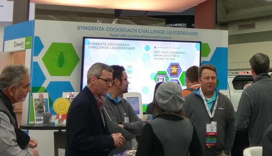Trade show interactive game display