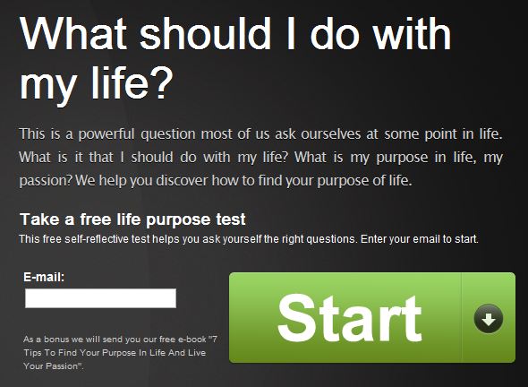 example of a form that offers lots of motivation.