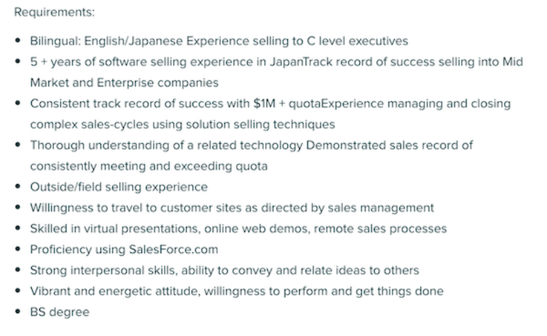 Types of sales jobs: Account executive job description