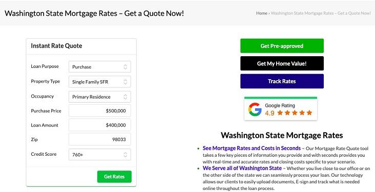 localized lead magnet landing page example