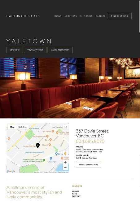 localized landing page example