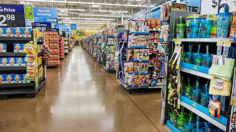 Walmart aisles