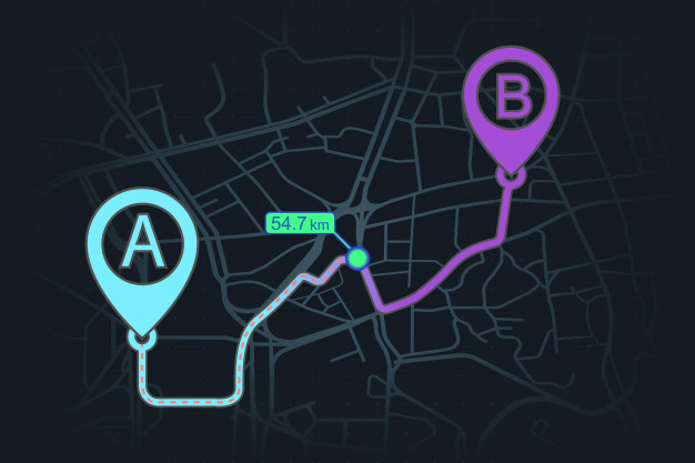 Map routes and traffic predictions