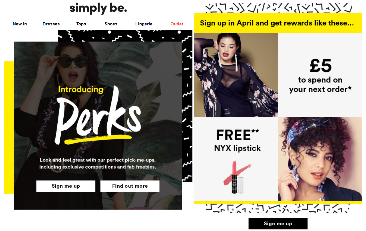 Simply Be celebrated the launch of its loyalty program with a huge party, where they invited many influencers and brand ambassadors. This event contributed a lot to the brand’s positive word-of-mouth.