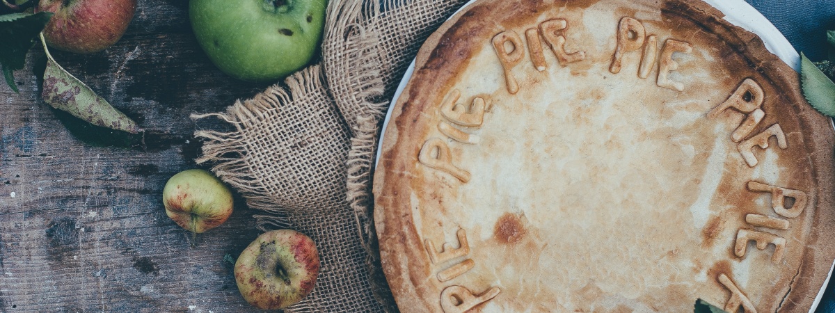 a pie to tamper with