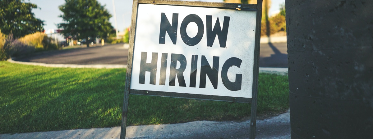 Many small businesses advertise in their storefront if they are hiring