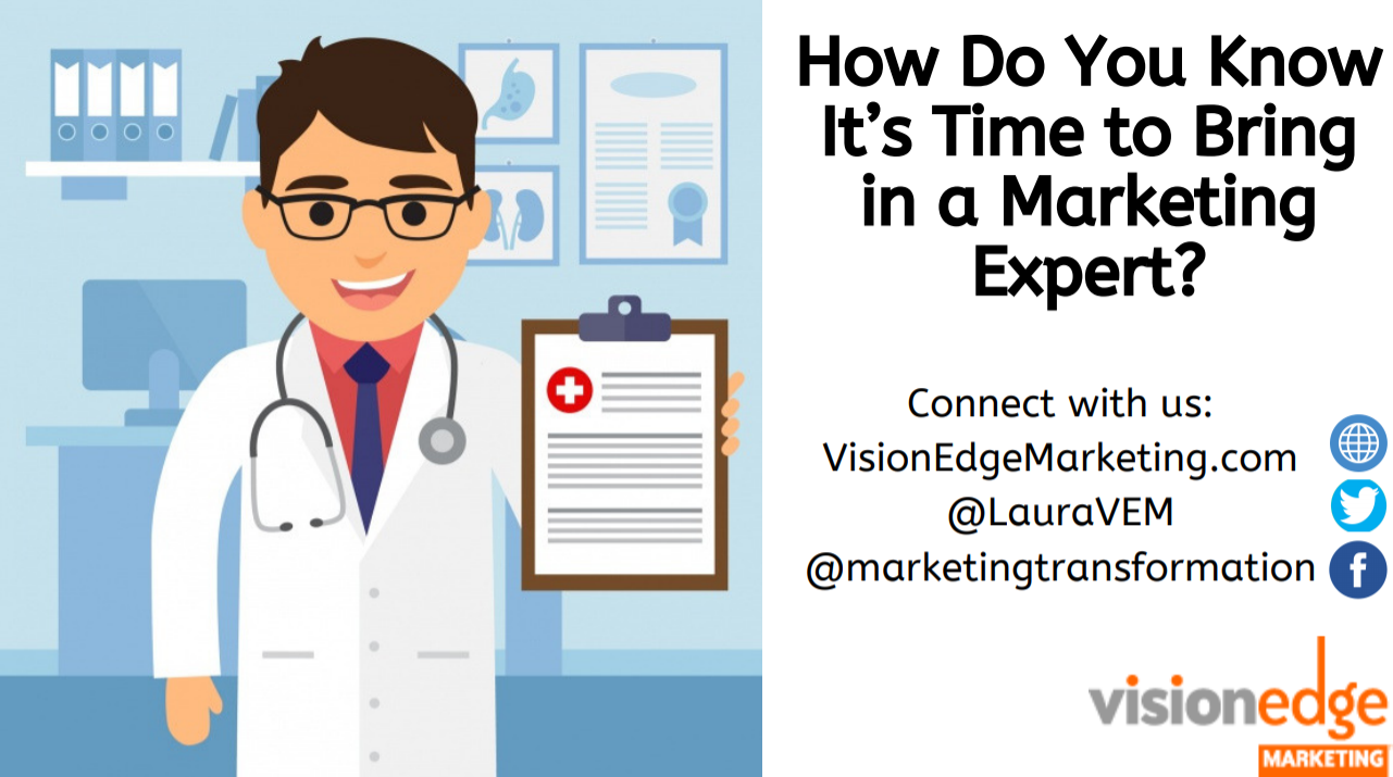 Bring in external Marketing experts