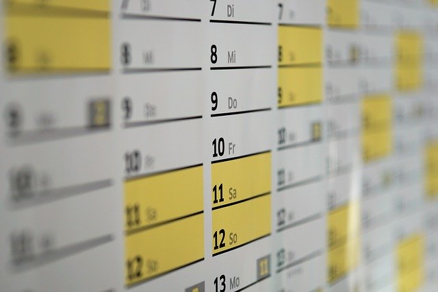 social media schedule