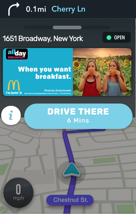 Waze zero-speed takeover