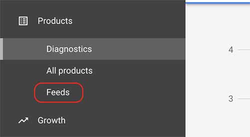 Google merchant center feed