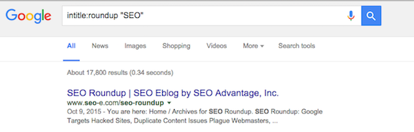 Google Search Operators