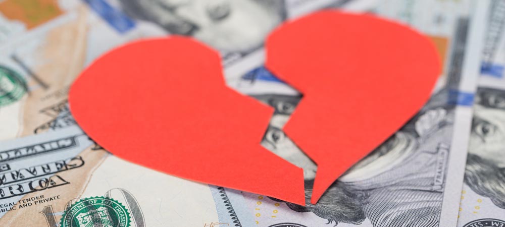 Broken Heart over money