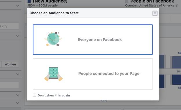 Facebook advertisings new audience options
