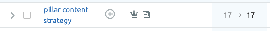 pillar-content-strategy-keyword-semrush-screenshot