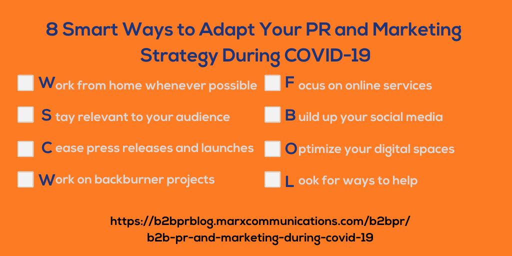 8 Smart Ways to Adapt Your PR and Marketing Strategy During COVID-19 (1)